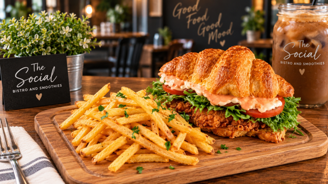 Chicken Crispy Croissant.